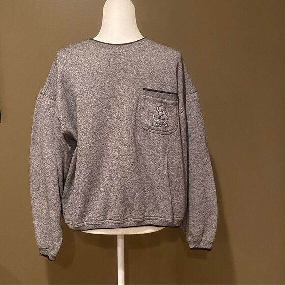 Z Cavaricci Vintage Grey Sweatshirt Size Large - Picture 5 of 11